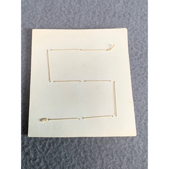 Vintage Red Plastic Buttons on Card - Set Of 9 - Picture 3 of 4